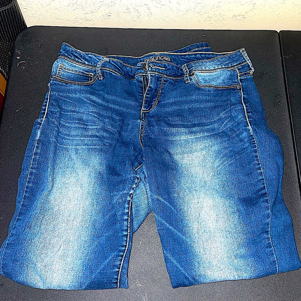 Maurcies Large Dark Blue Pants No Rips